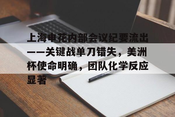 开云-包含上海申花内部会议纪要流出——关键战单刀错失，美洲杯使命明确，团队化学反应显著的词条